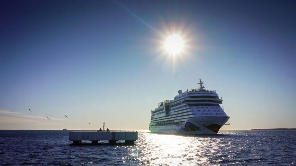Cruceros en Chubut: Puerto Madryn recibió al AIDAsol