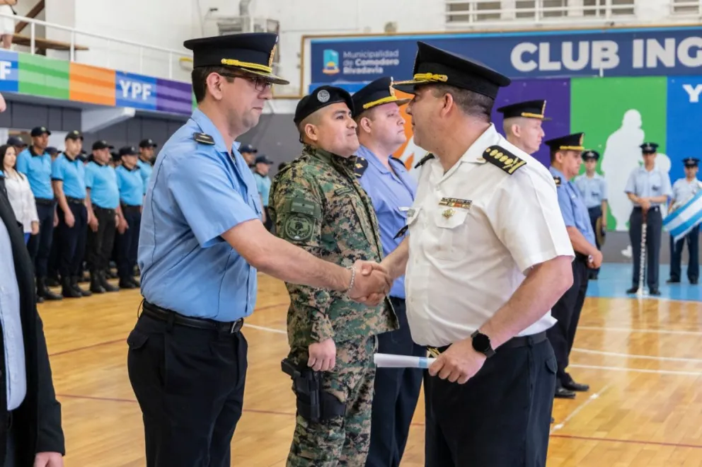 Se realizó el acto de ascenso de la Policía del Chubut