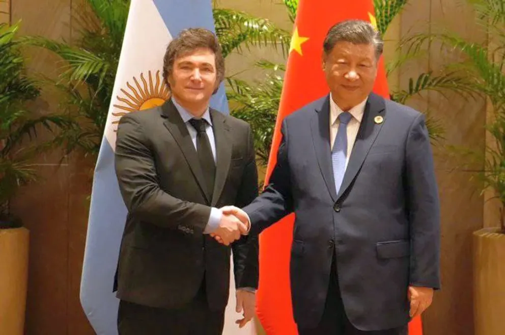 En medio de la negociación por los swaps, Milei se reunió con Xi Jinping