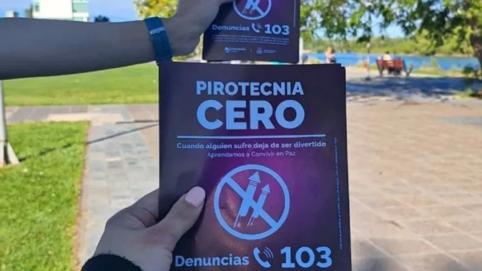 Neuquén refuerza controles en su campaña de “Pirotecnia Cero”