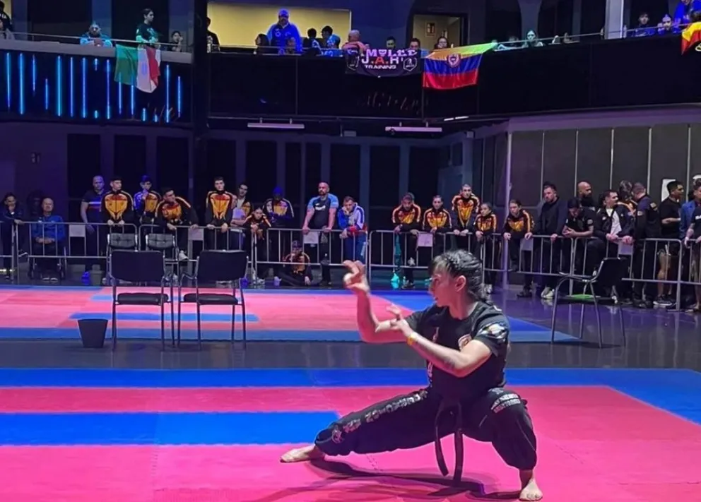 Yocelyn Balboa es triple campeona Mundial en España