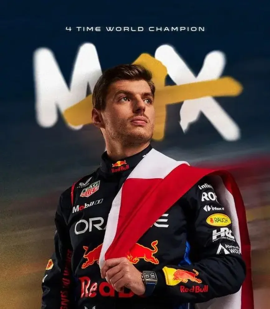 Max Verstappen, tetracampeón de la Fórmula 1 en Las Vegas