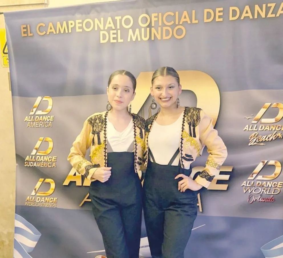 La danza en las venas: Las radatillenses Irina Mansilla y Tiara Quercia, al mundial All Dance