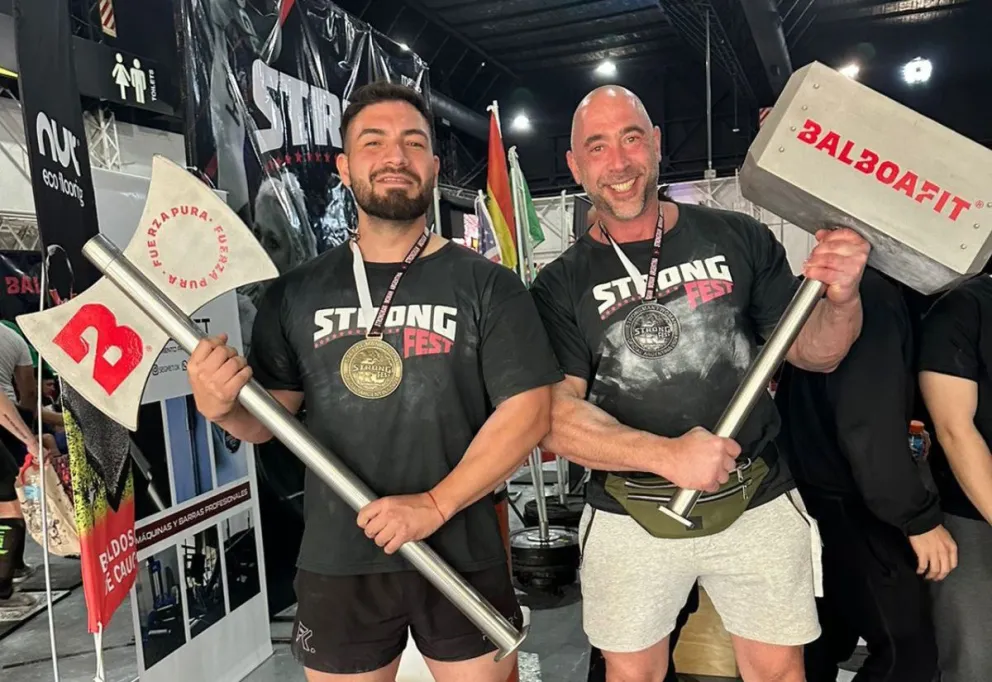 Strongman locales compiten en el Sudamericano de Uruguay