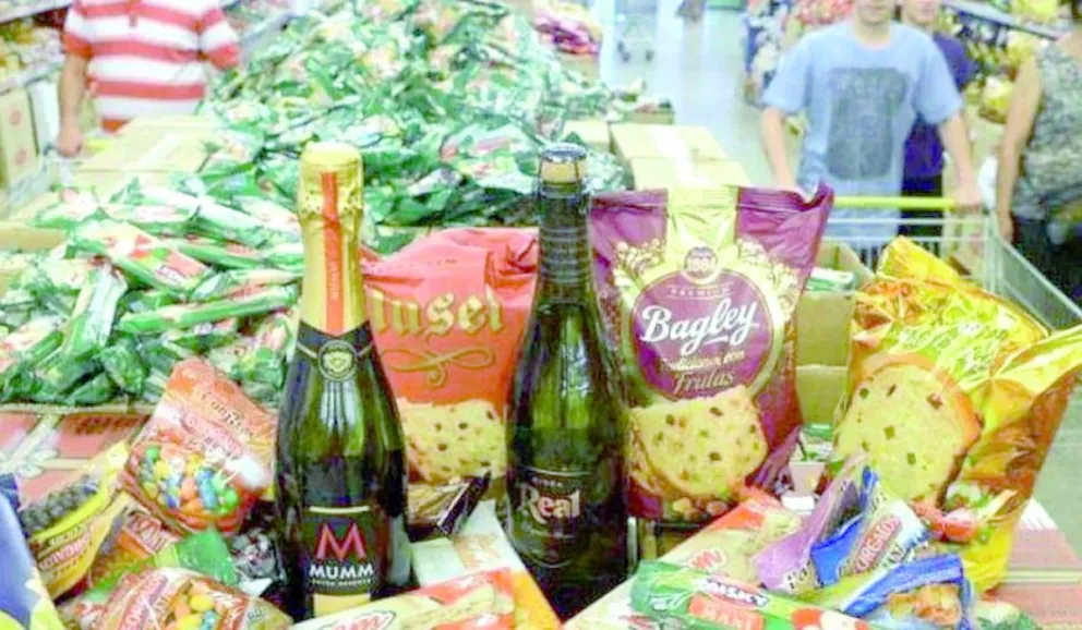 El brindis navideño supera los 50 mil pesos este año