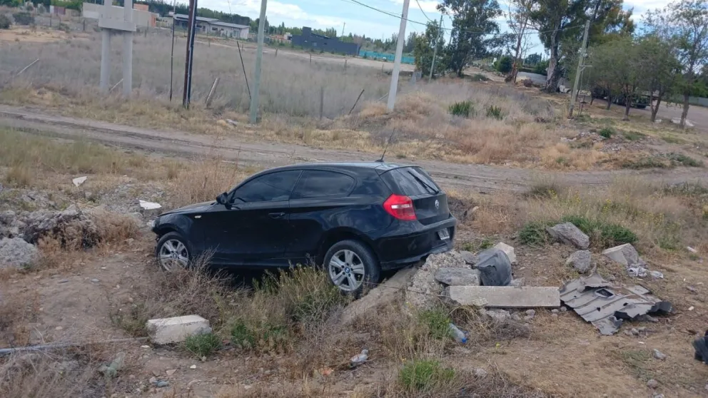 Choque y despiste en acceso sur de Trelew