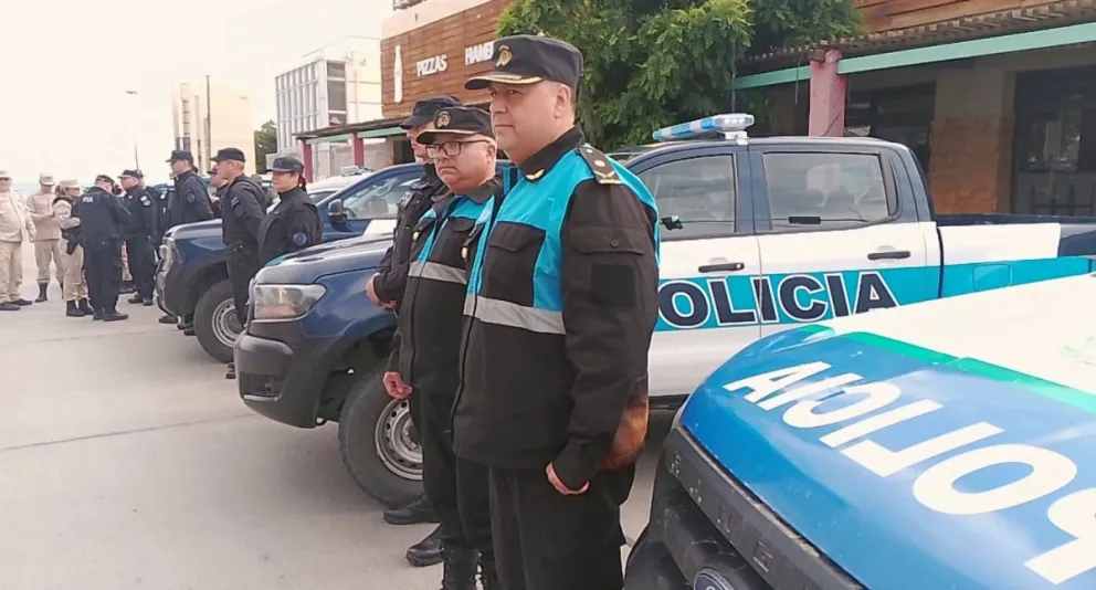El Comando Unificado de Seguridad de Comodoro Rivadavia ya se estrenó con un intenso despliegue