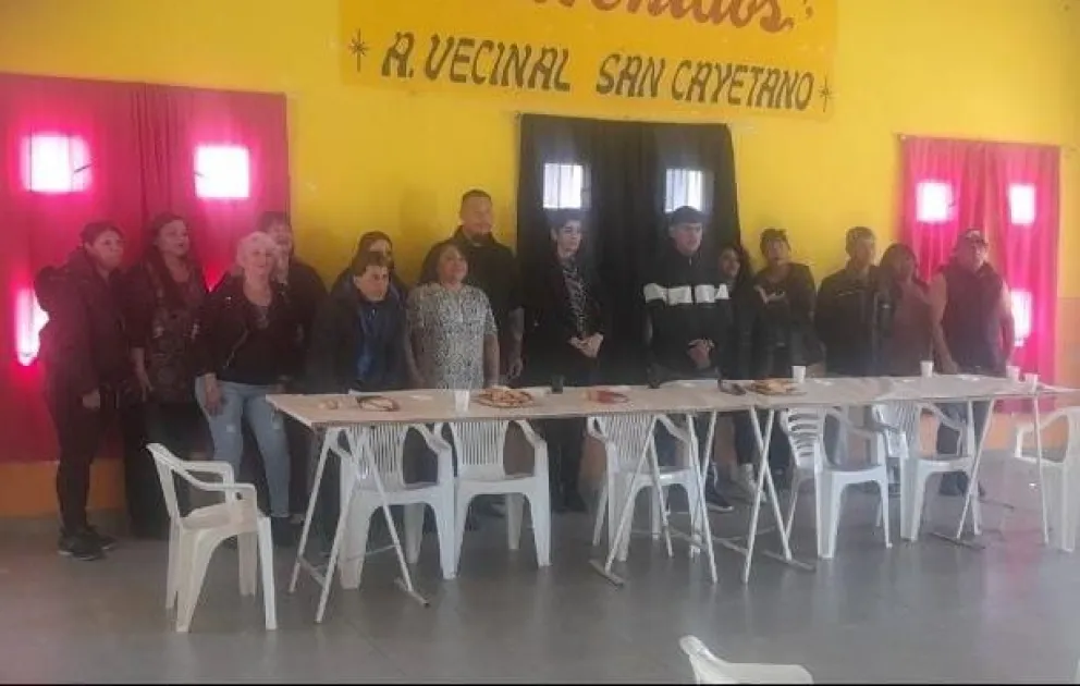 Asumió la nueva conducción vecinal de barrio San Cayetano