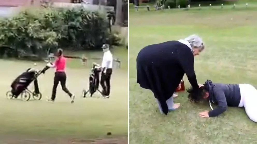 Liberaron a la golfista que agredió a palazos a una mujer que tomaba mate en Pinamar