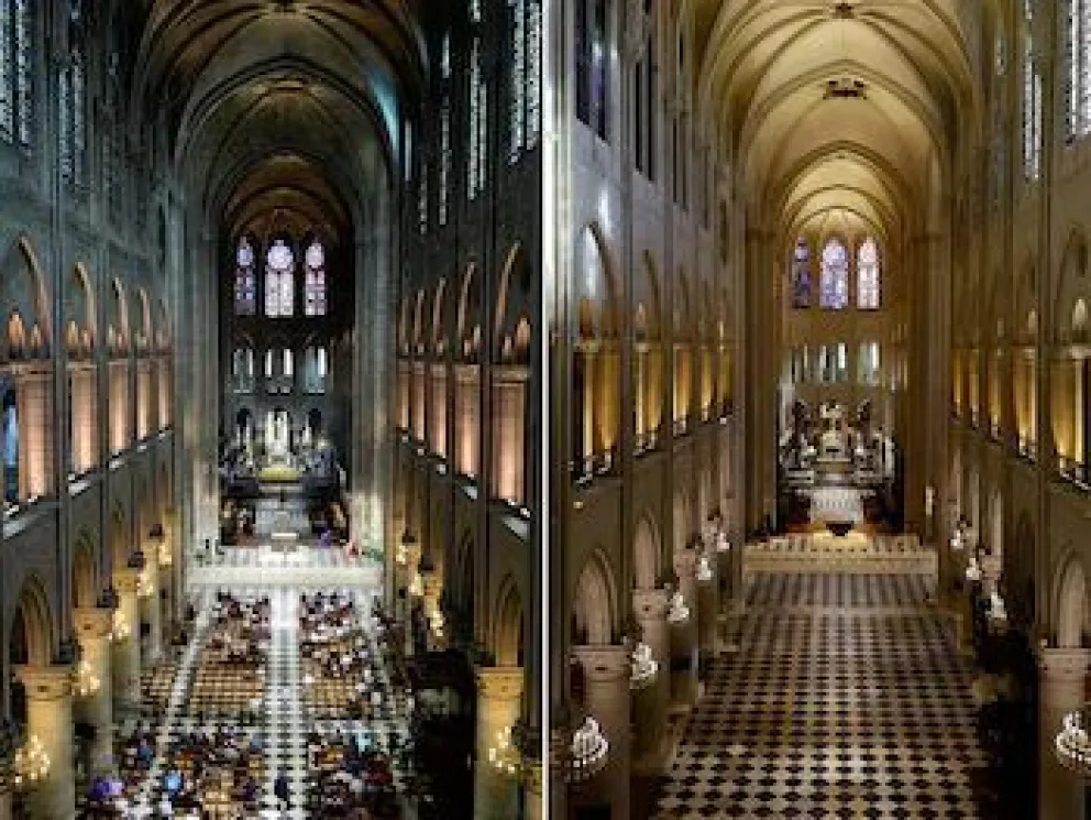 La catedral de Notre Dame volvió a abrir sus puertas al mundo