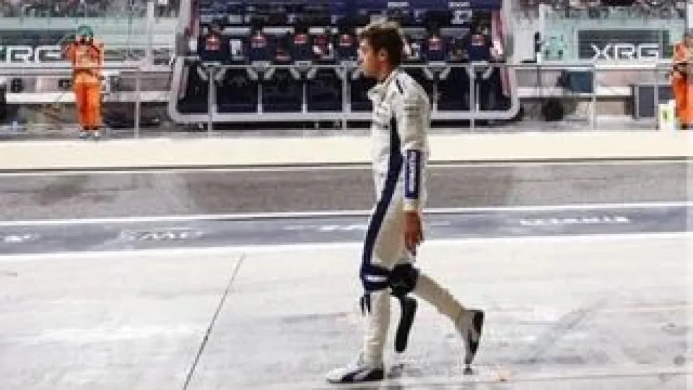 Por problemas en su auto abandonó Colapinto en el Gran Premio de Abu Dhabi