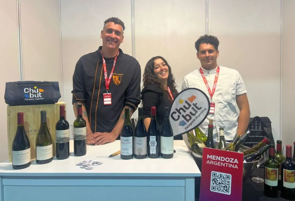 Chubut expuso sus vinos en la feria de turismo gastronómico de España