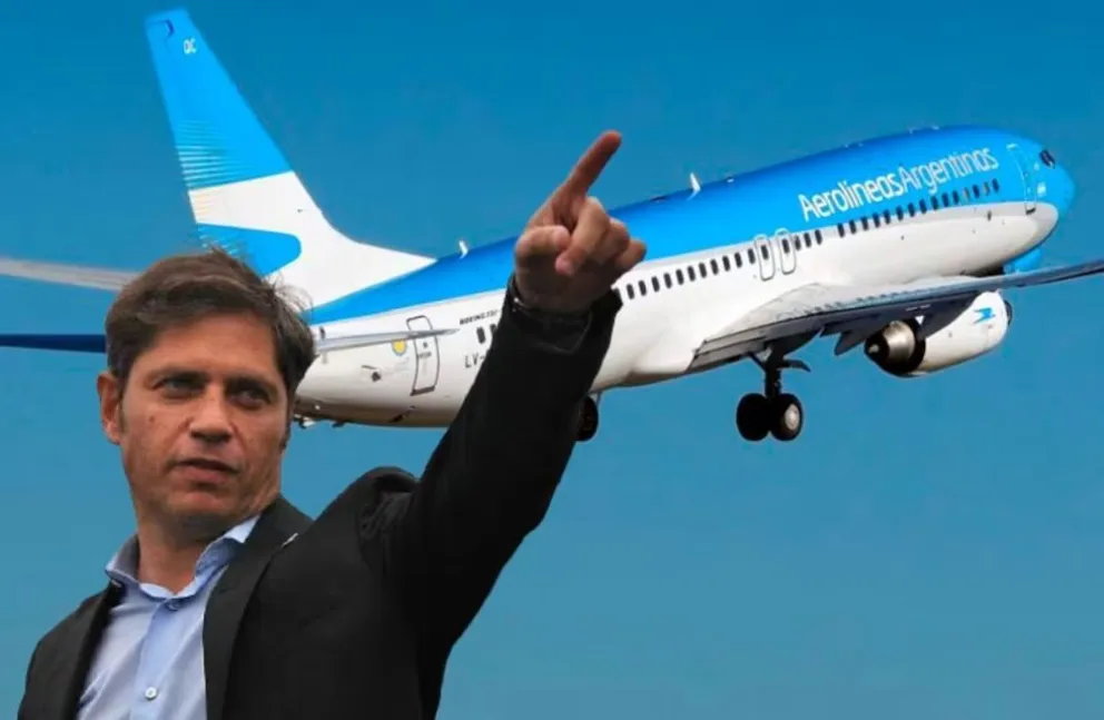 Kicillof y gobernadores peronistas quieren hacerse cargo de Aerolíneas Argentinas