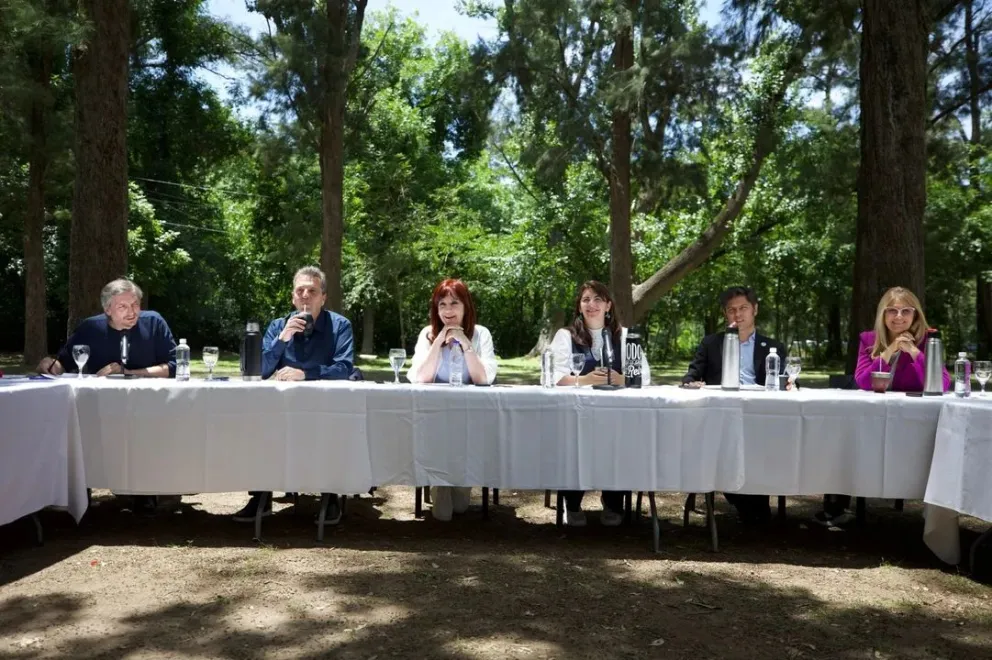 Cristina Kirchner, Massa y Kicillof: juntos en un encuentro del PJ en Moreno en tiempos de tensión 