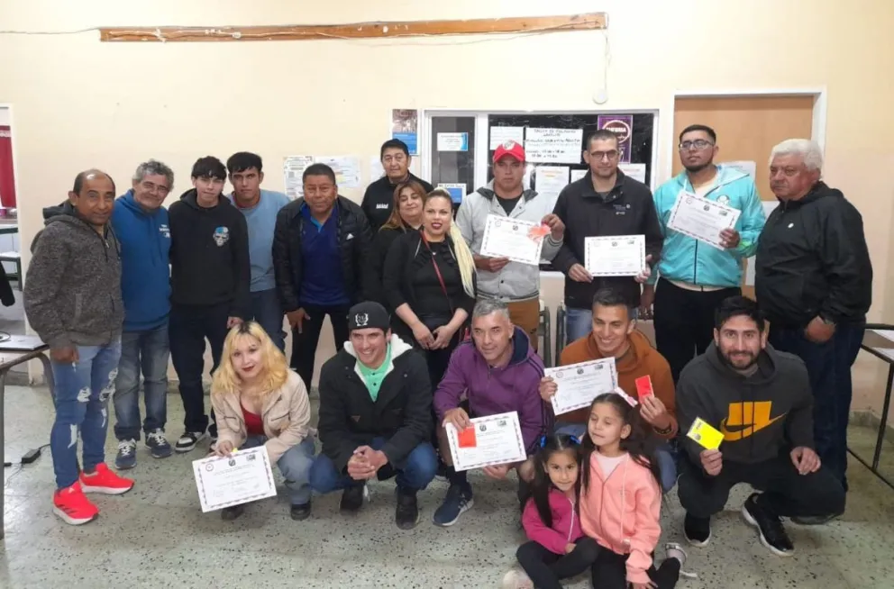 Catorce árbitros cerraron el ciclo lectivo 2024