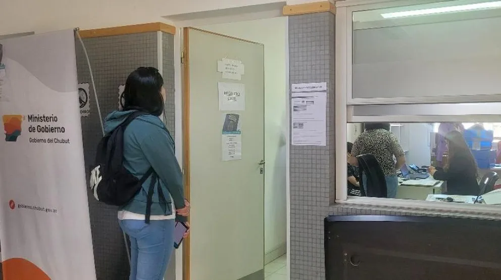Provincia informó que la oficina del Registro Civil de Rada Tilly comenzó a funcionar en el edificio del Hospital Rural