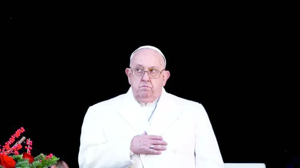 El Papa pidió "que callen las armas" en Ucrania y reclamó por la "gravísima situación humanitaria" en Gaza