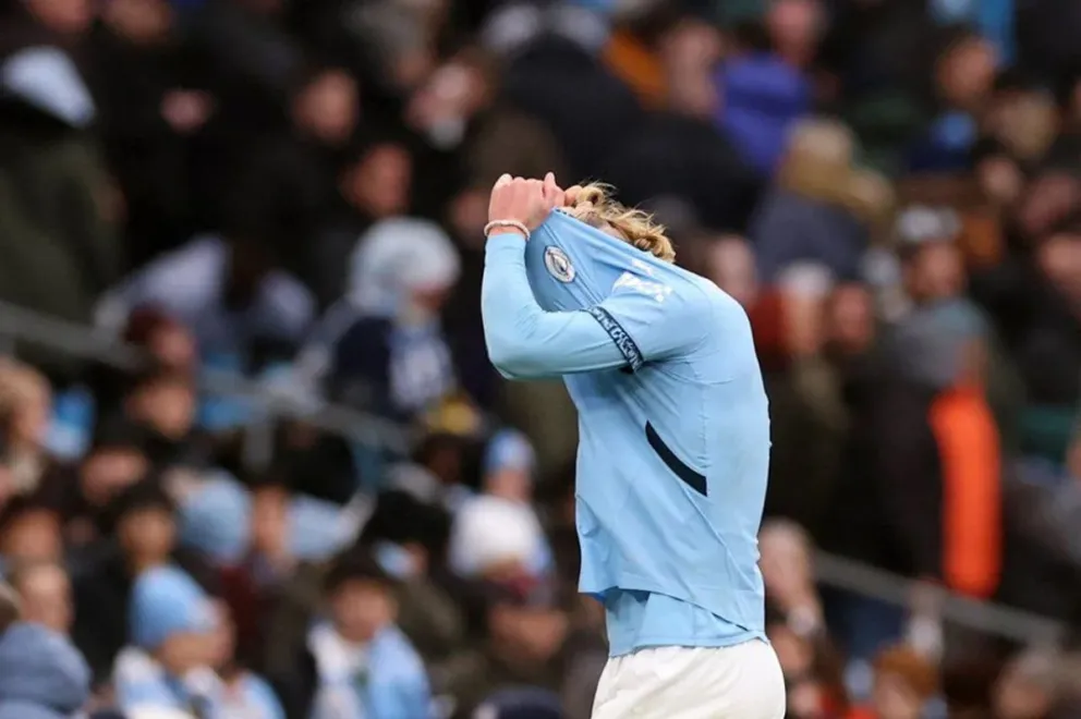 El Manchester City empató 1 a 1 con el Everton en casa y sigue en crisis