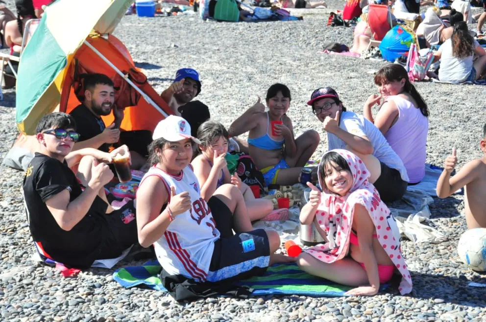 37 grados y sin viento en un Comodoro Rivadavia convertido en caldera