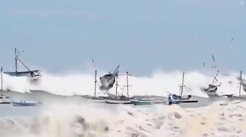 Marejadas de gran intensidad afectan las costas de Perú, Chile y Ecuador