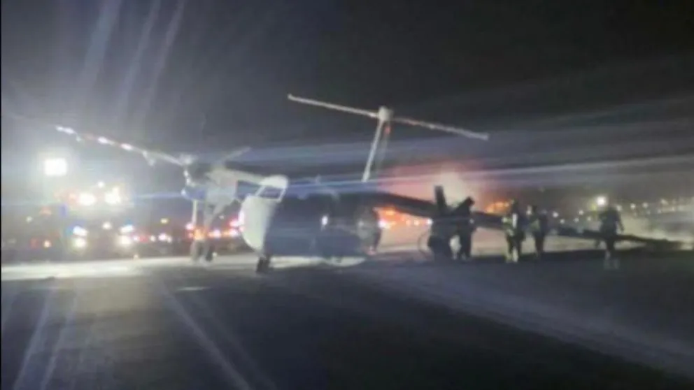 Un avión de Air Canada sufre una falla al aterrizar en el aeropuerto de Halifax