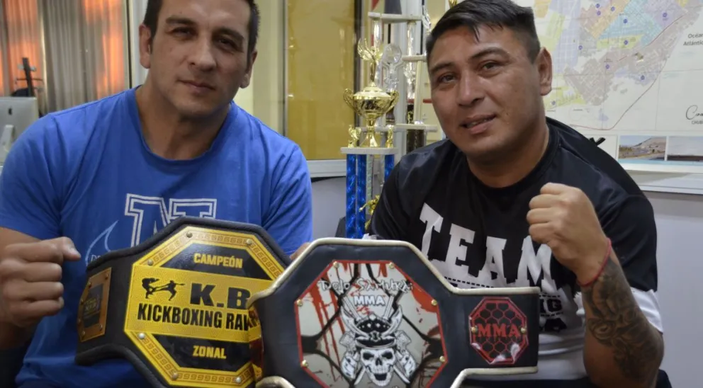 Peleadores de MMA se preparan para el festival en Rada Tilly