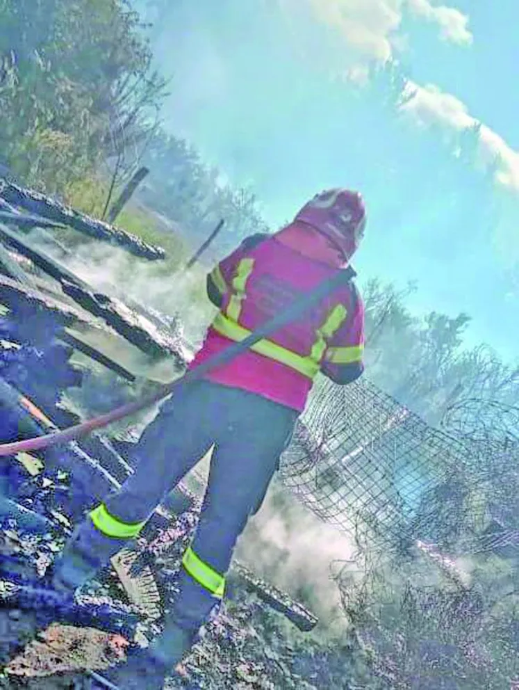 Procuraban controlar incendio en zona de Los Cipreses