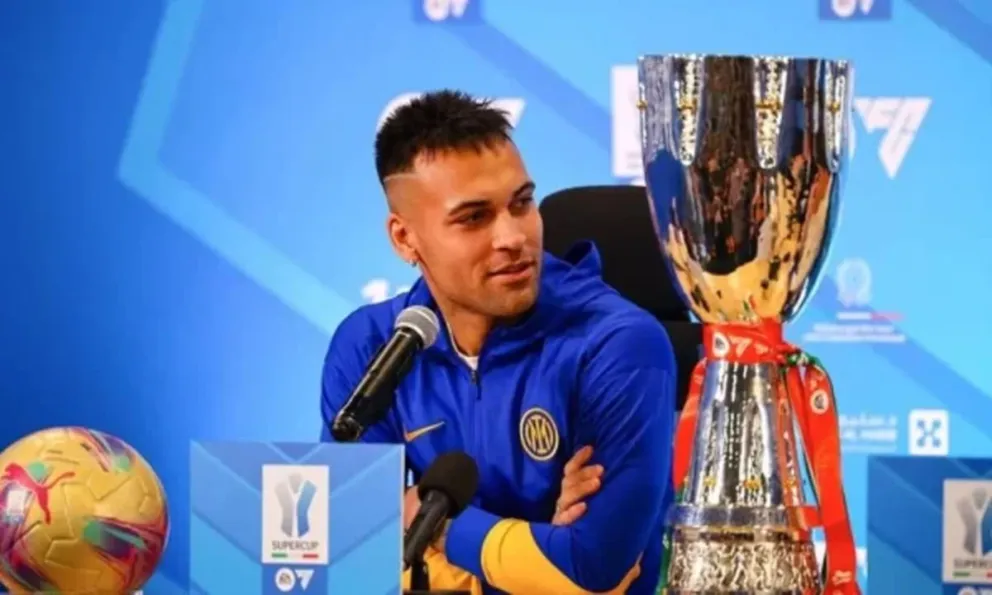 El Inter de Lautaro Martínez se enfrenta al Milan en la final de la Supercopa de Italia