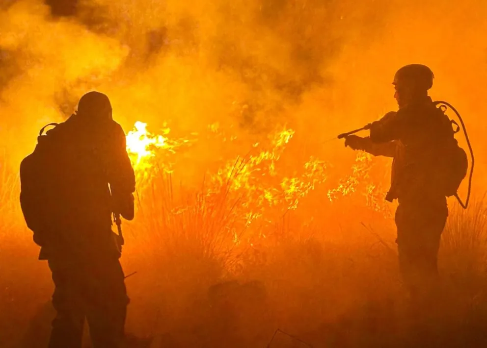 Verano Seguro: Provincia actuó con rapidez para extinguir incendio en Bahía Cracker
