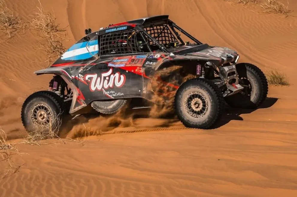 Nicolás Cavigliasso venció en la etapa 3 y lidera la categoría Challenger del Dakar