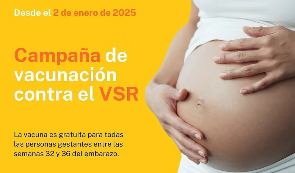Chubut comenzó nueva campaña de vacunación a embarazadas para proteger a bebés de la Bronquiolitis y la Neumonía