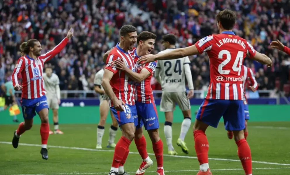 Atlético de Madrid vencío al Osasuna y llegó a un récord histórico de victorias consecutivas