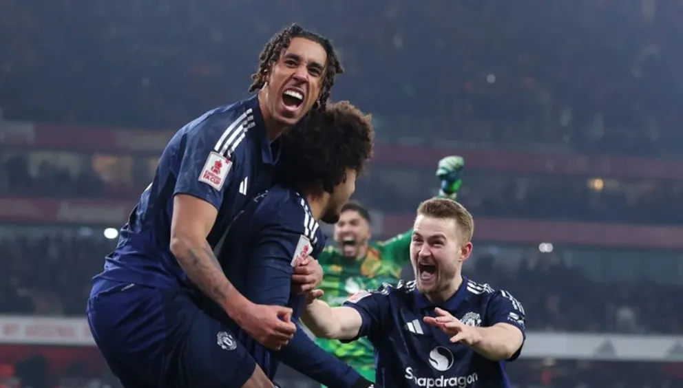Manchester United venció al Arsenal por penales y avanzó a la cuarta ronda de la FA Cup