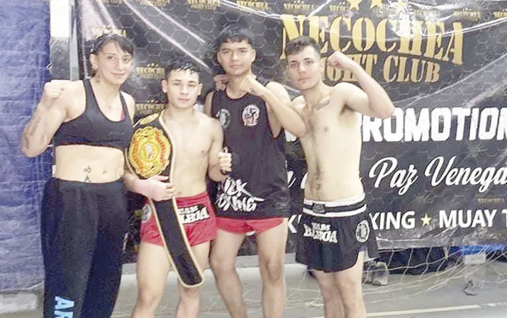 Ciro Barrientos salió campeón en el Necochea Fight Club