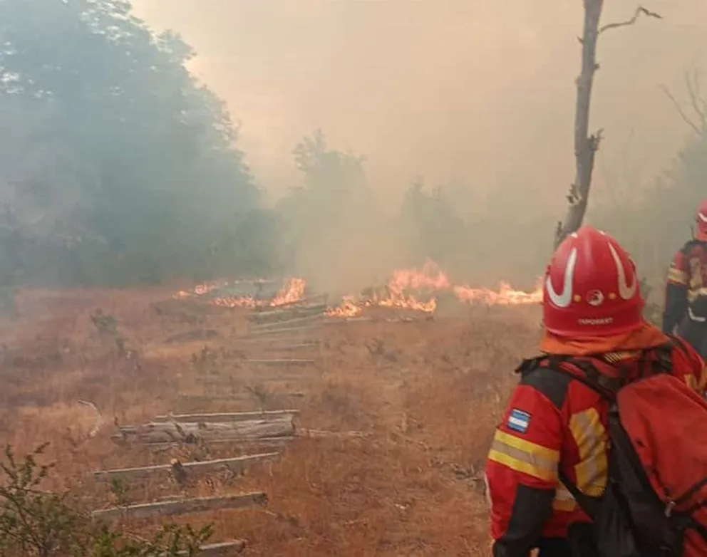 El Gobierno de la Provincia continúa al frente de los operativos para sofocar los incendios en la cordillera