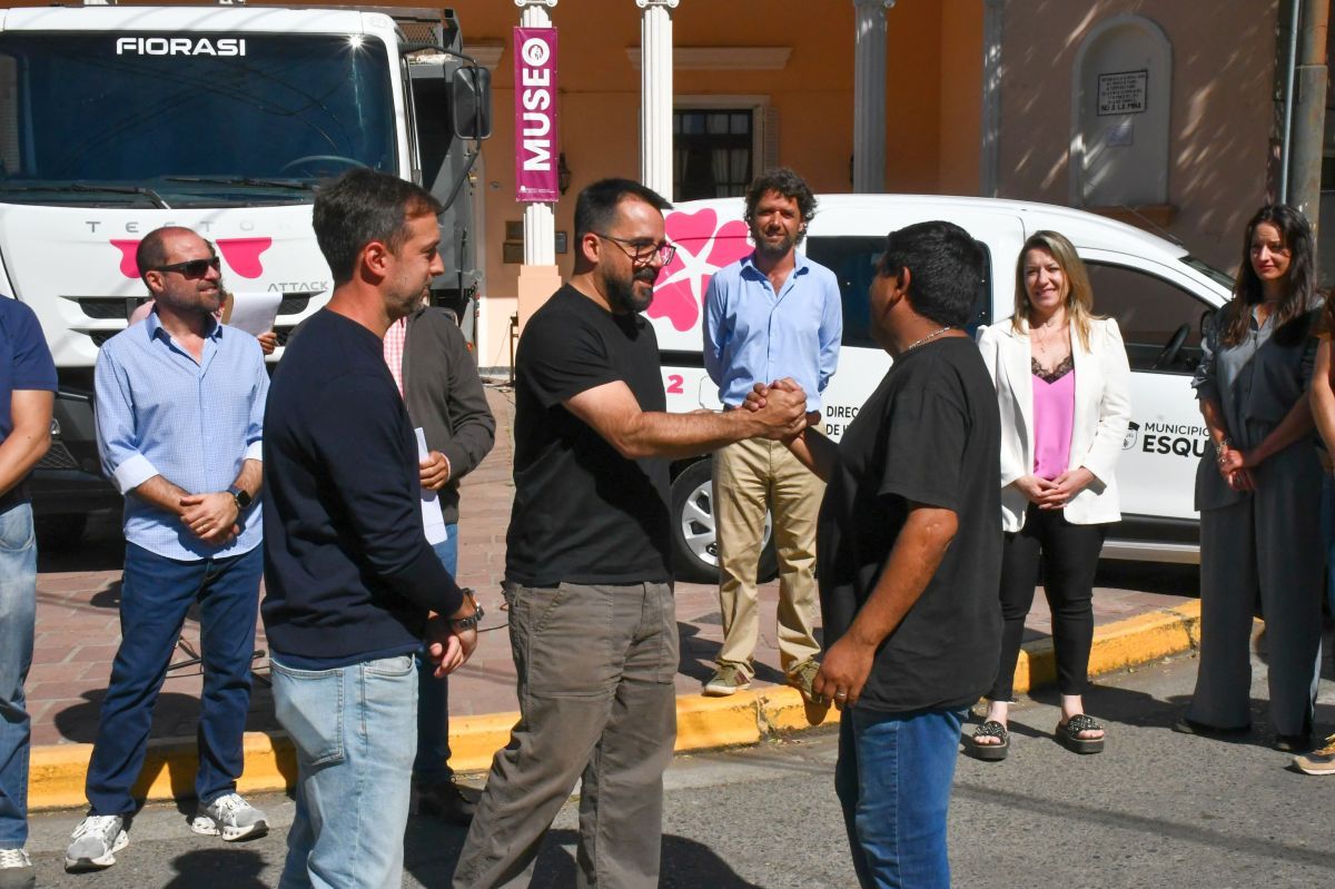 Esquel: Se amplía la flota municipal con cinco nuevos vehículos