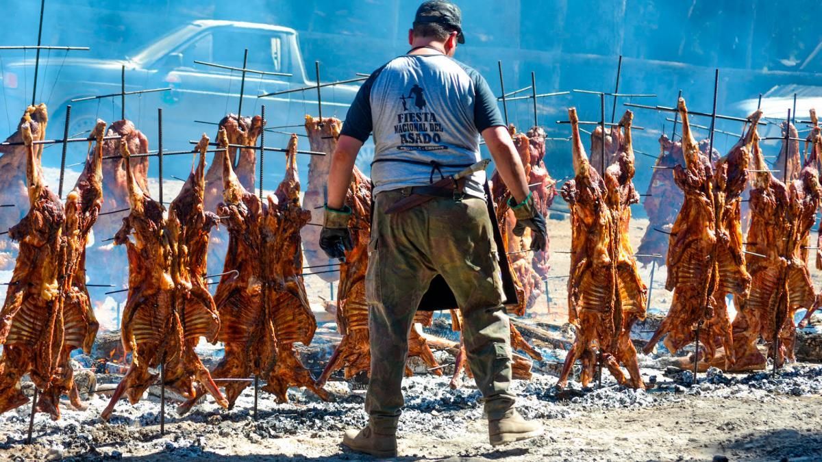 34 novillos y 210 corderos en la Fiesta Nacional del Asado
