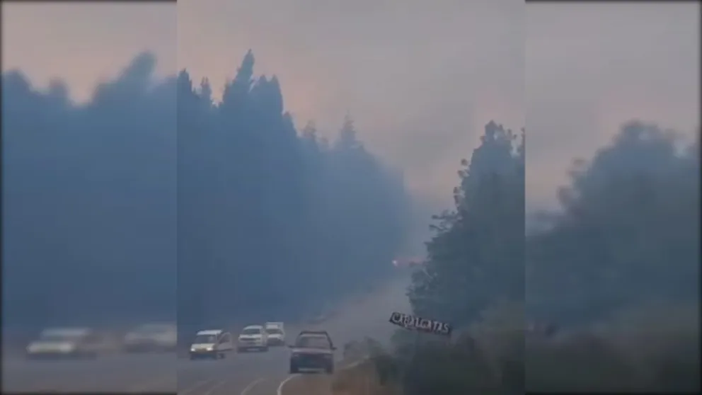 Incendio forestal en El Bolsón: evacuarán turistas por peligro en los refugios 