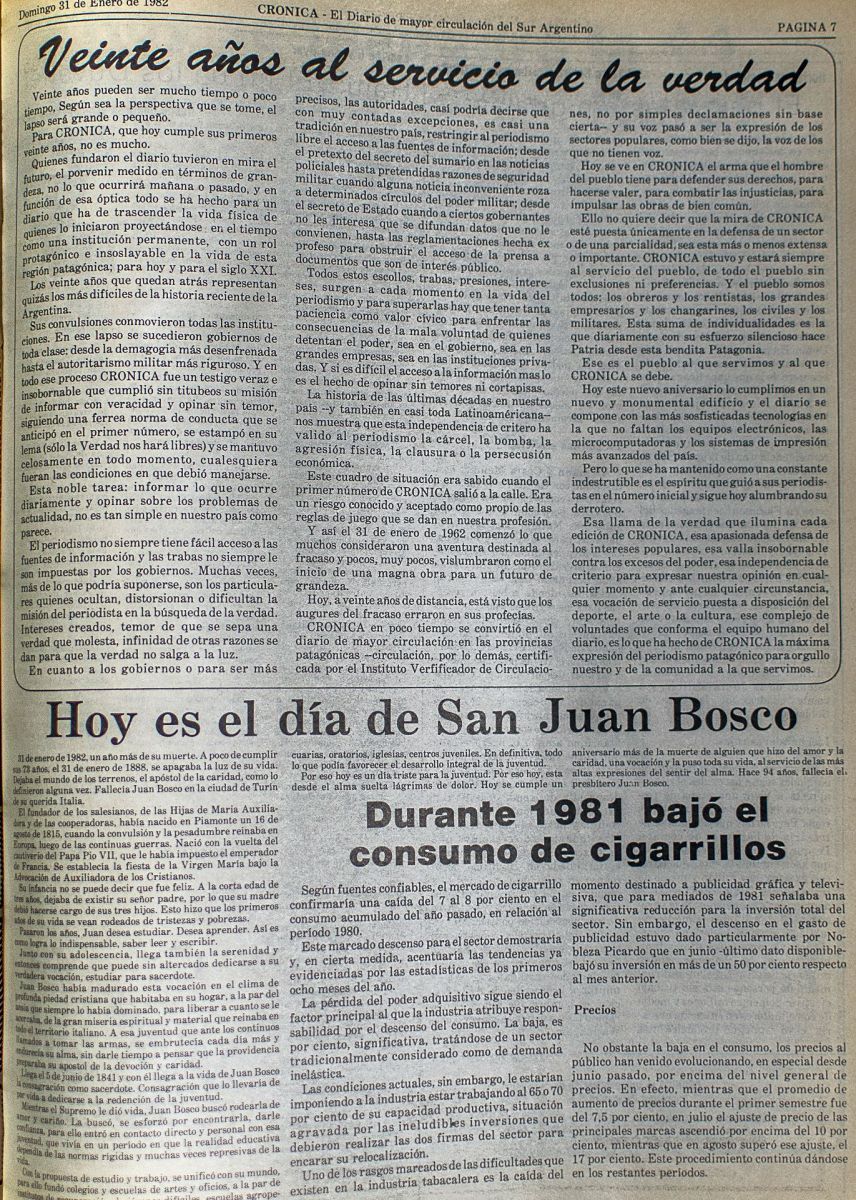 Que veinte años no es nada…