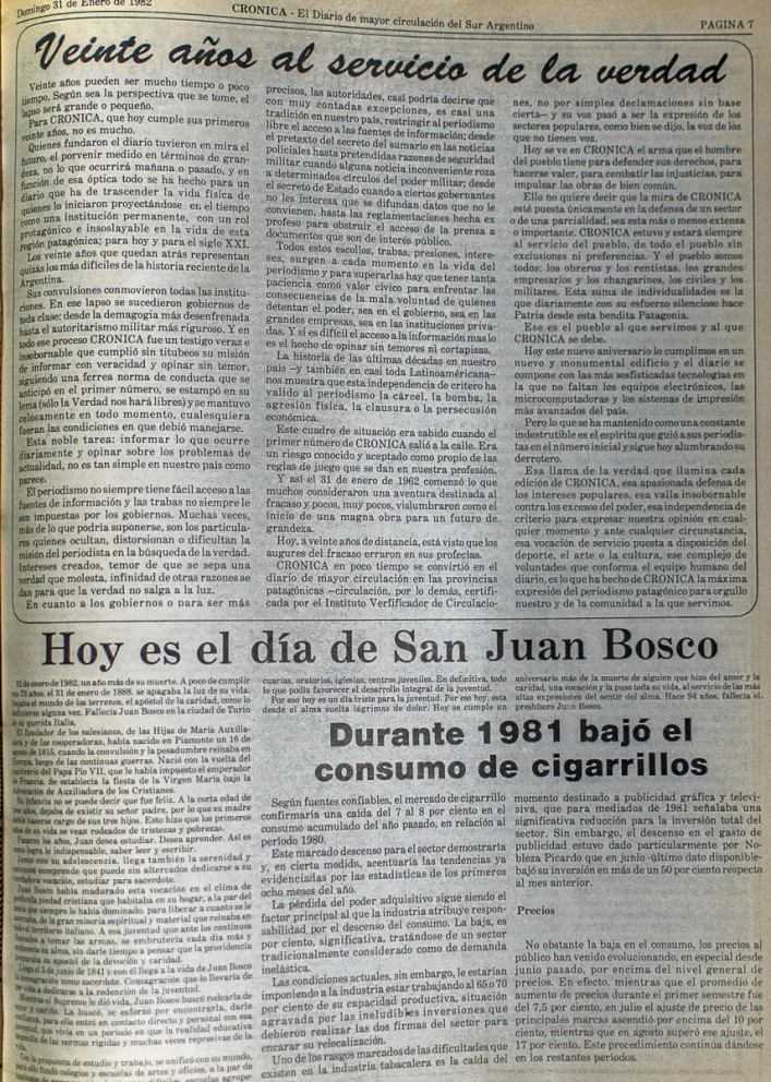 Que veinte años no es nada…