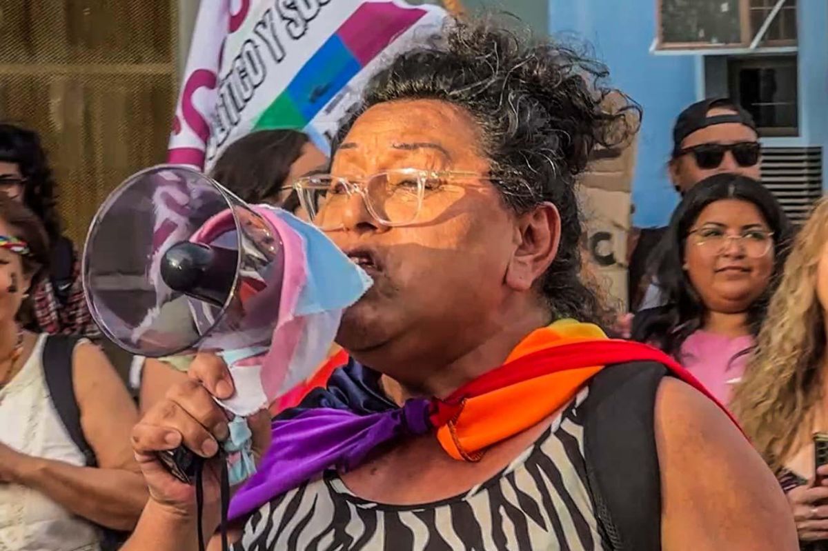 «Nunca más»: el conmovedor mensaje de Nadia Zuñiga en la Marcha Federal en Trelew