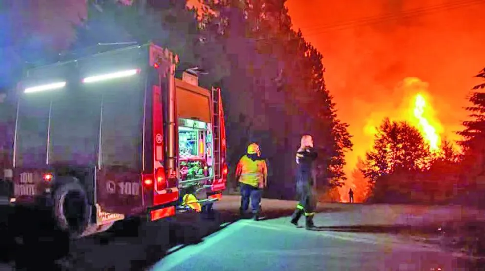 Confirmaron que el terrible incendio en El Bolsón se inició intencionalmente