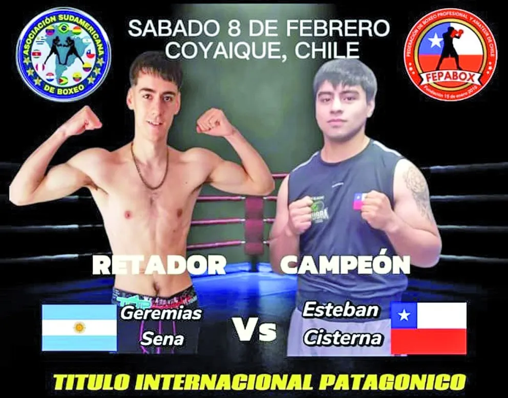 Boxeo: “Nacho” Cabezas y “Gere” Sena pelearán en Chile
