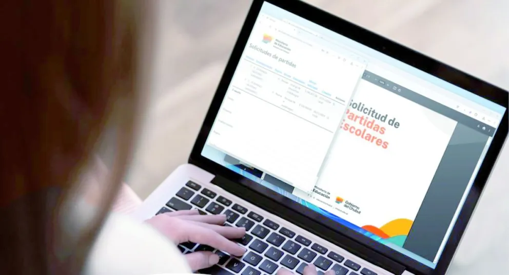 Los establecimientos educativos ya pueden solicitar de forma digital las partidas escolares