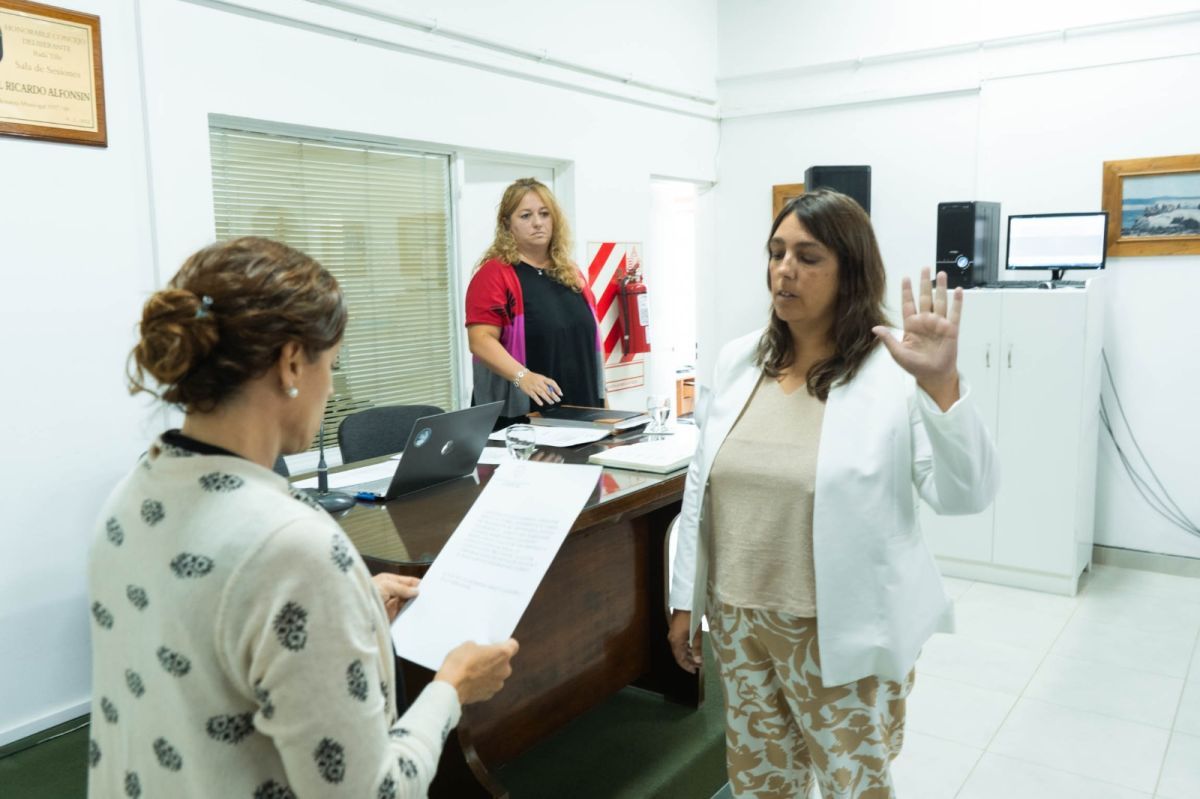 Carolina Barquín continúa como presidente del Concejo Deliberante de Rada Tilly 