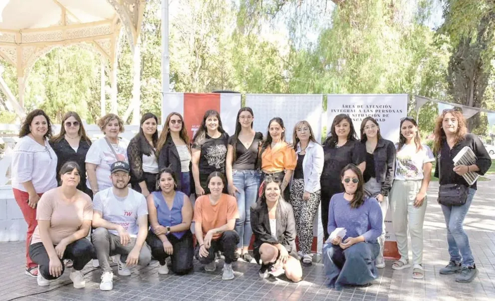 El gobierno de Trelew visibilizó sus políticas inclusivas en la plaza Independencia