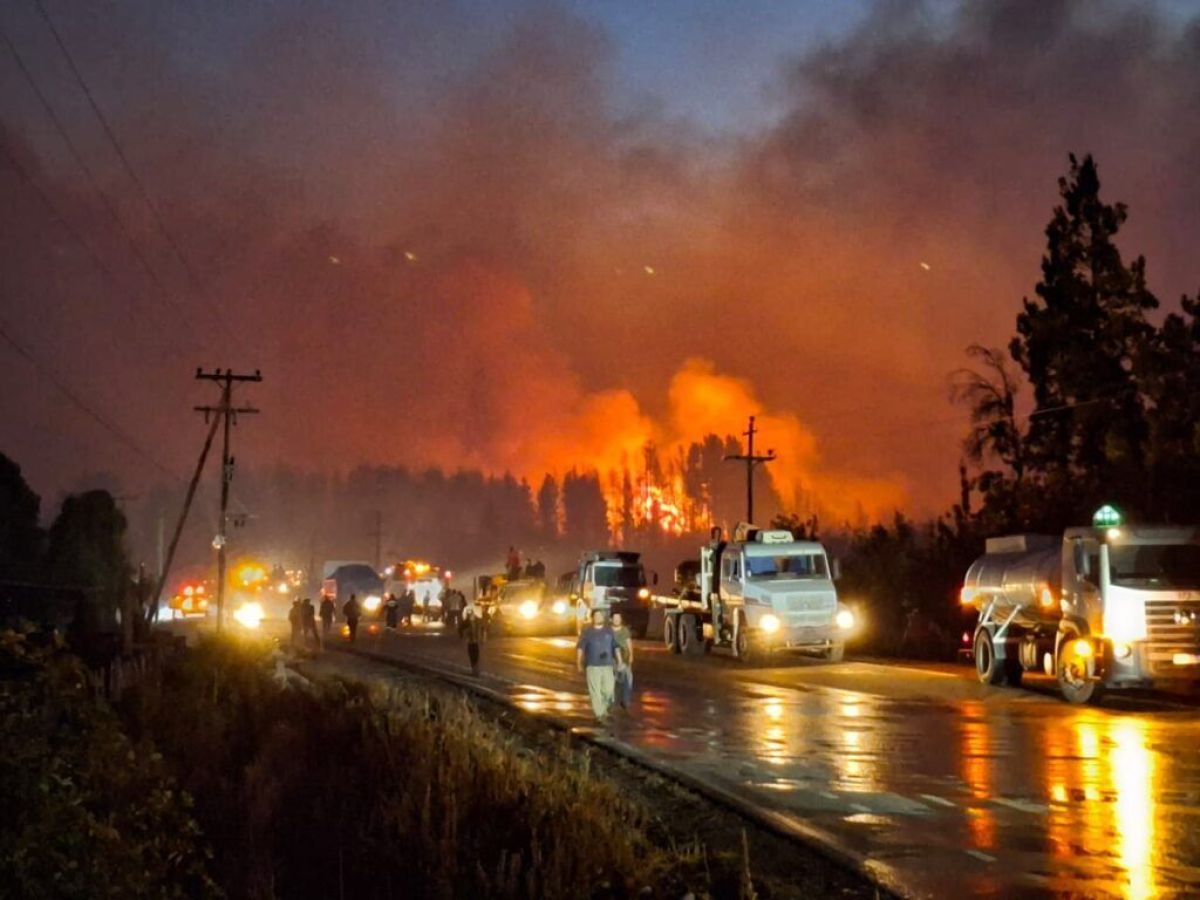 Solicitan ayuda urgente para trasladar a niños de Mallín Ahogado a Comodoro Rivadavia por el incendio