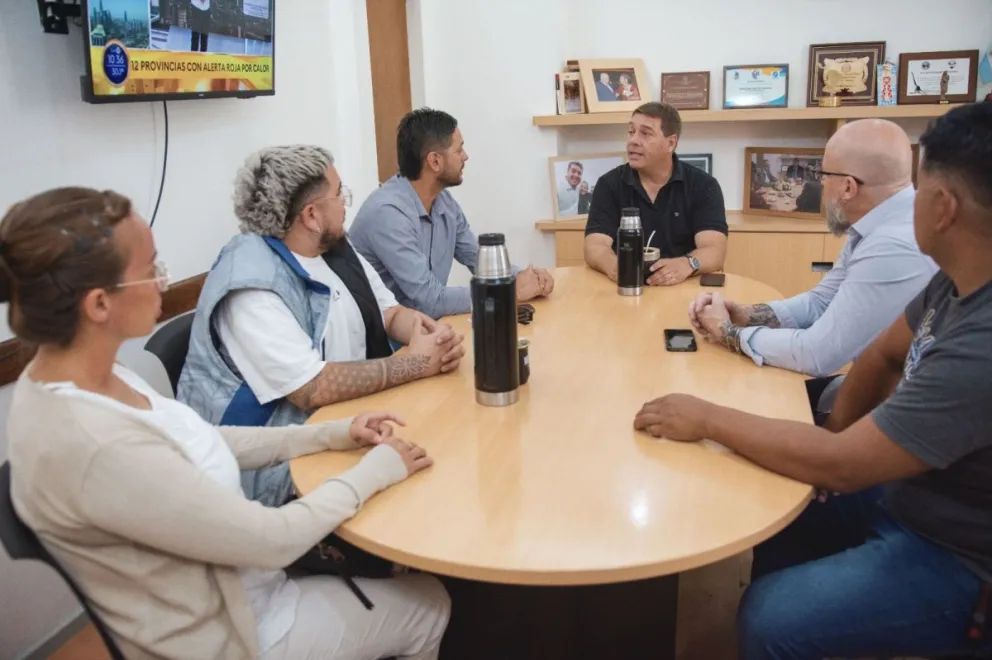 Biss se reunió con el subsecretario general del Sindicato de Empleados de Comercio para potenciar el Parque Rawson