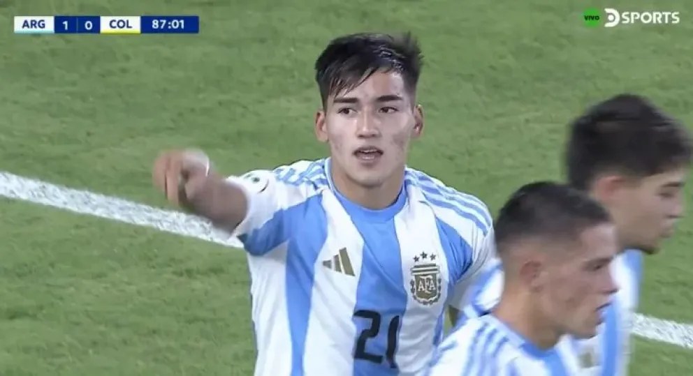 La Selección Sub 20 clasificó al Mundial tras vencer a Colombia con un golazo del comodorense Ian Subiabre