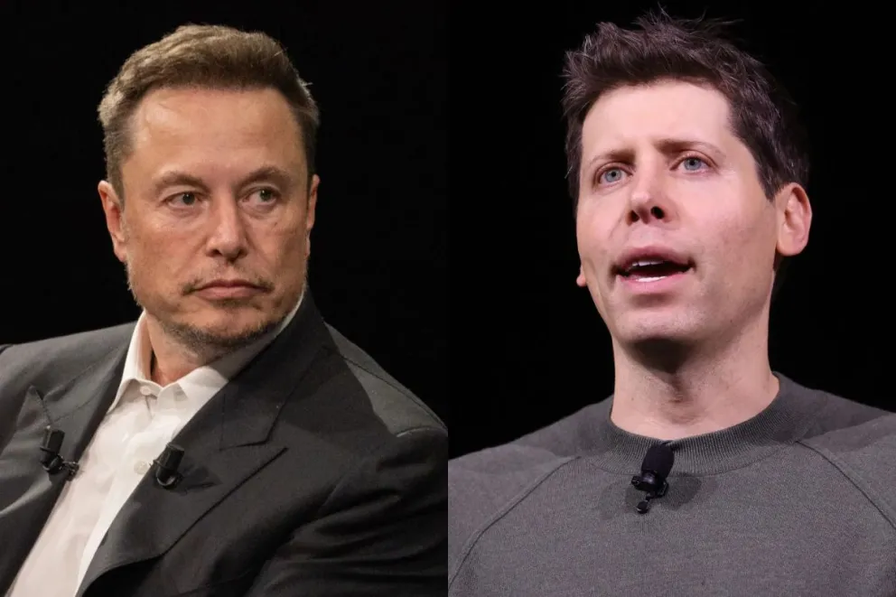 Fuerte cruce entre los líderes tecnológicos de la actualidad: Elon Musk vs. Sam Altman